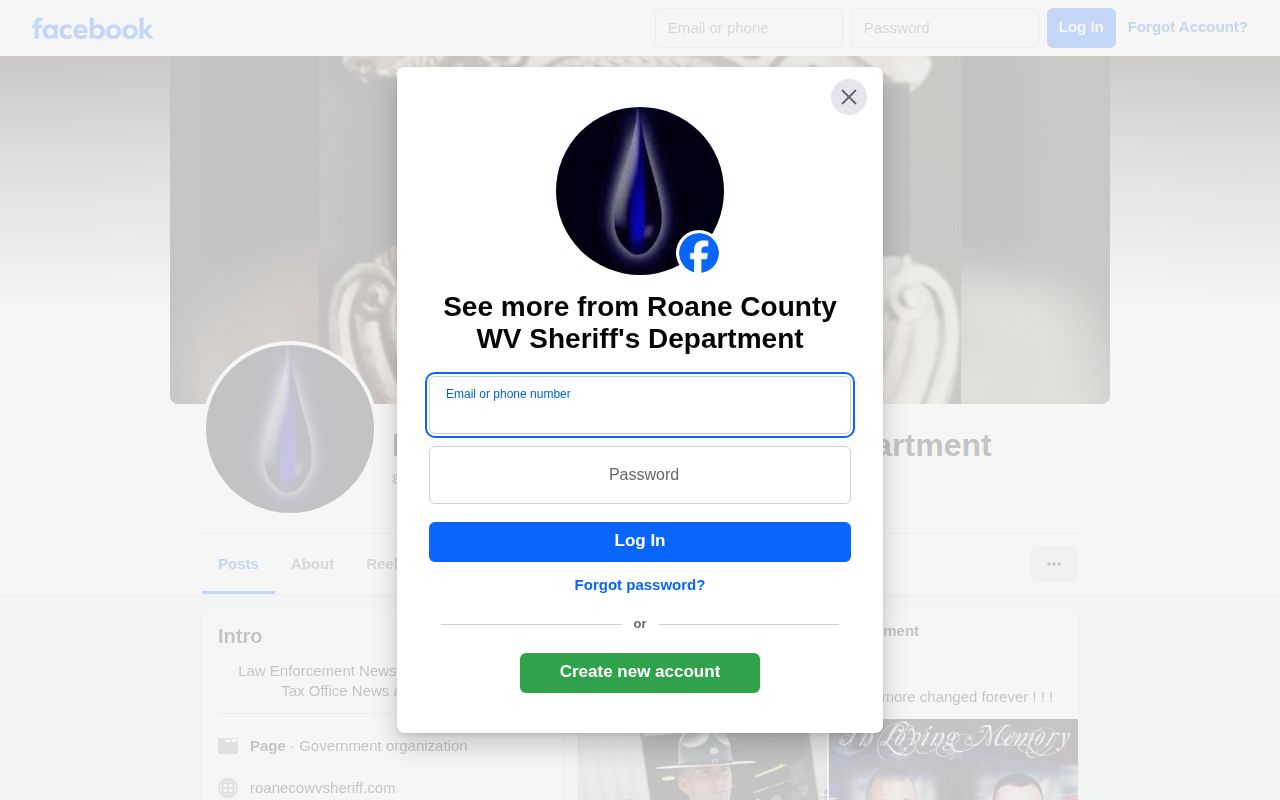 Roane County sheriff warrant-information source
